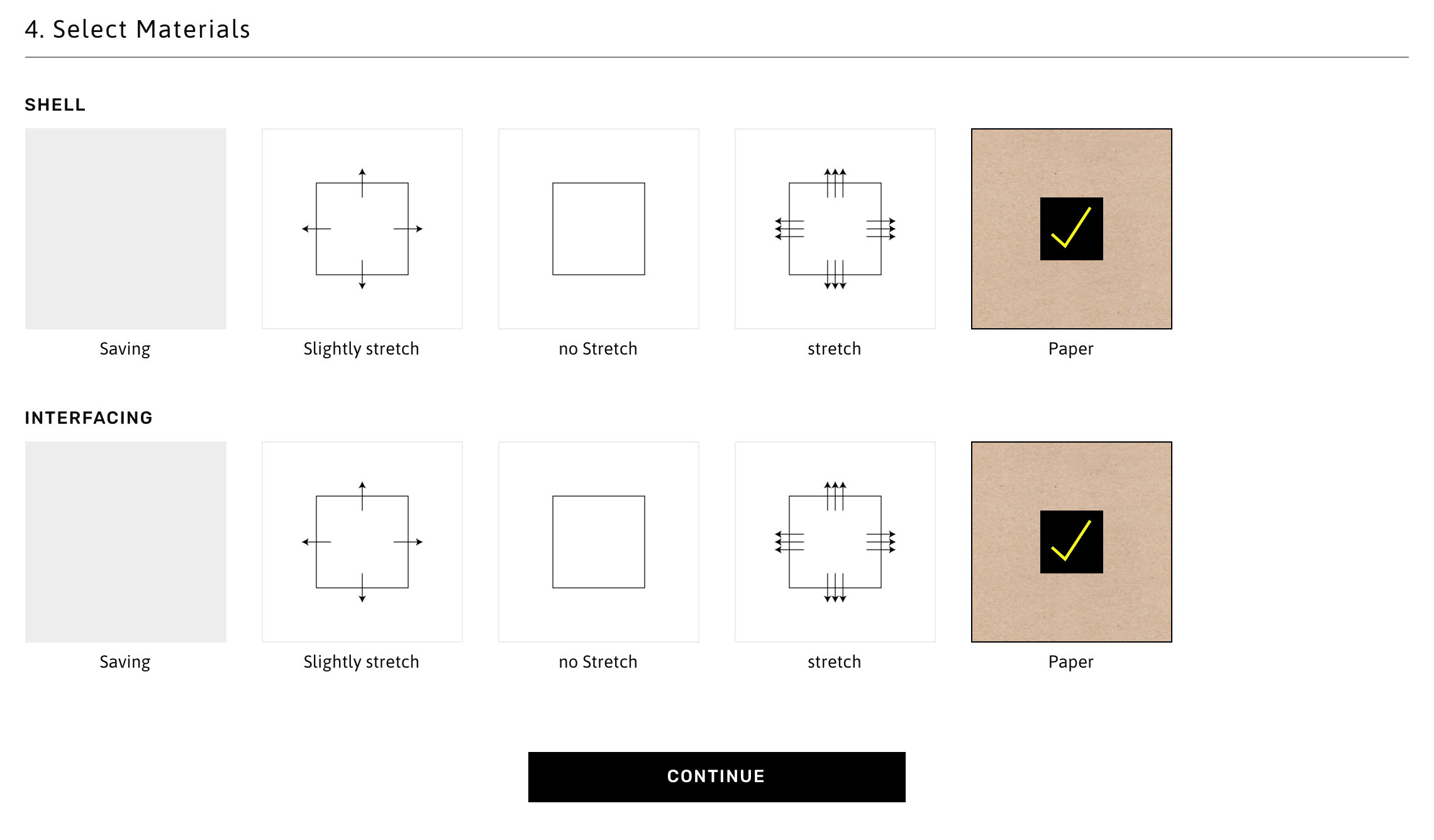 Select materials